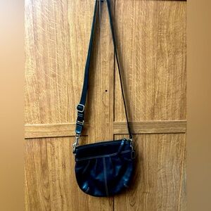 Coach Black crossbody 29 inch from shoulder-  8.5 inch across